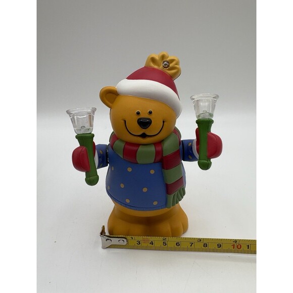 Avon Christmas Bell Ringing Band Trio Bears Musical Light Up Decoration - Picture 10 of 12